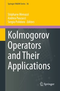 Produktbild: Kolmogorov Operators and Their Applications