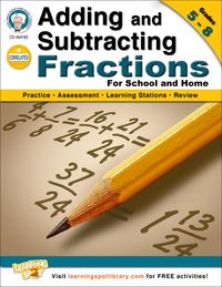 Produktbild: Adding and Subtracting Fractions, Grades 5 - 8
