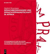 Produktbild: Sprachbeziehungen und Sprachverwandtschaft in Afrika