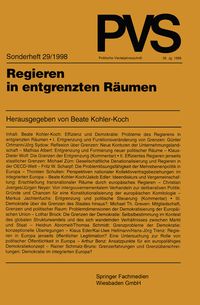 Produktbild: Regieren in entgrenzten R&auml;umen