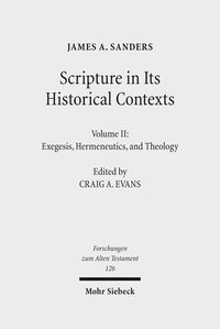 Produktbild: Scripture in Its Historical Contexts