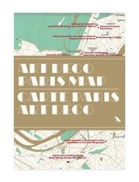Produktbild: Art Deco Paris Map / Carte Paris Art Deco