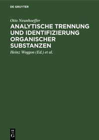 Produktbild: Analytische Trennung und Identifizierung organischer Substanzen