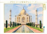 Produktbild: CALVENDO Puzzle Taj Mahal - Indien | 1000 Teile Lege-Gr&ouml;&szlig;e 64x48cm Foto-Puzzle f&uuml;r gl&uuml;ckliche Stunden