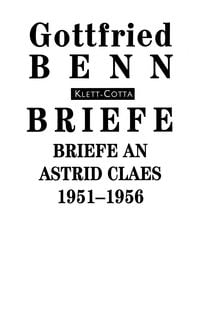 Produktbild: Briefe an Astrid Claes