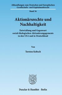 Produktbild: Aktion&auml;rsrechte und Nachhaltigkeit.
