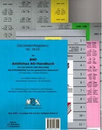 Produktbild: D&uuml;rckheimRegister&reg; Amtliches AO-Handbuch BMF &bull; MIT Stichworten
