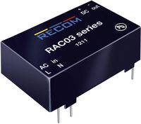 Bild vom Artikel RECOM AC/DC-Printnetzteil RAC03-12SC 12 V/DC 0.25A 3W vom Autor 