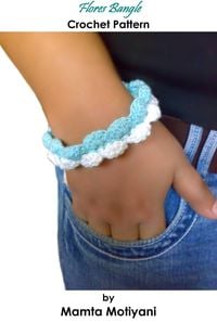 Produktbild: Flores Bangle | Crochet Pattern (Easy Crochet Patterns, #21)