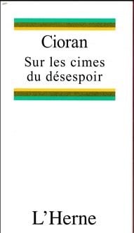 Produktbild: Sur les cimes du d&eacute;sespoir