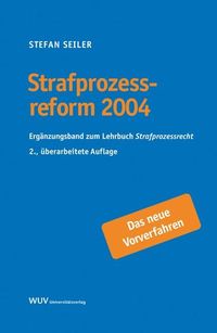 Produktbild: Strafprozessreform 2004
