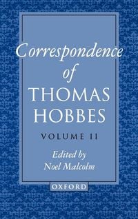 Produktbild: The Correspondence of Thomas Hobbes