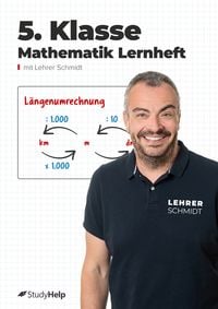 Produktbild: 5. Klasse Mathematik Lernheft mit Lernvideos von Lehrer Schmidt