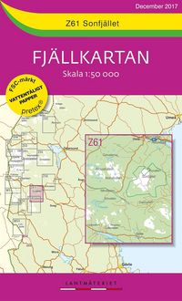 Produktbild: Fj&auml;llkartan Z61 Sonfj&auml;llet Wanderkarte