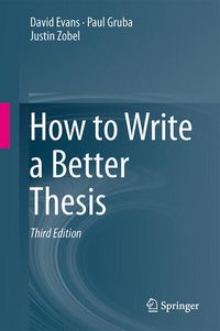 Produktbild: How to Write a Better Thesis