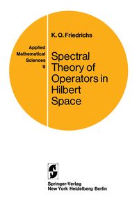 Produktbild: Spectral Theory of Operators in Hilbert Space