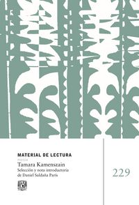 Produktbild: Material de Lectura. Tamara Kamenszain