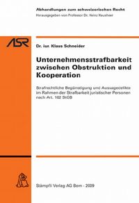 Produktbild: Unternehmensstrafbarkeit zwischen Obstruktion und Kooperation
