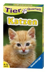 Produktbild: Tierquartett Katzen - Kartenspiel ab 4 Jahre
