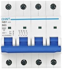 Produktbild: Chint 179735 NB1-63 4P B40 6kA DB Leitungsschutzschalter 4polig 40A 240 V, 415V