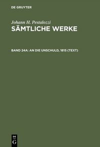 Produktbild: An die Unschuld, 1815 (Text)