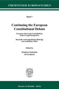 Produktbild: Continuing the European Constitutional Debate.