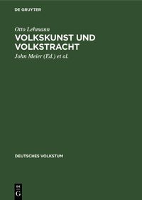 Produktbild: Volkskunst und Volkstracht