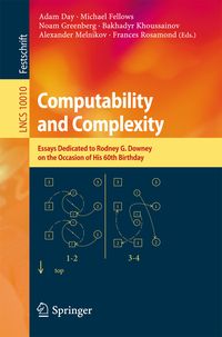 Produktbild: Computability and Complexity