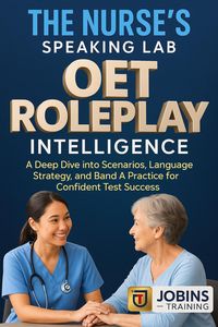 Produktbild: The Nurse's Speaking Lab: OET Roleplay Intelligence : A Deep Dive into Clinical Scenarios, Language Strategy, and Band A Practice for Confident Test S