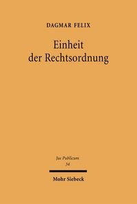 Produktbild: Einheit der Rechtsordnung