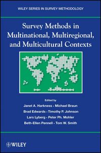 Produktbild: Survey Methods in Multinational, Multiregional, and Multicultural Contexts
