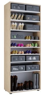 Produktbild: XXL Holz Gro&szlig;er Schuhschrank Schuhkommode Vandol 9