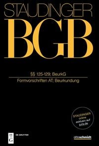 Produktbild: &sect;&sect; 125-129; BeurkG
