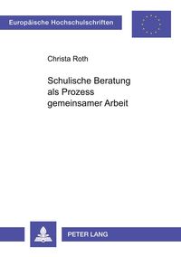 Produktbild: Schulische Beratung als Prozess gemeinsamer Arbeit