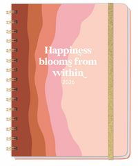 Produktbild: Happiness blooms from within Spiral-Kalenderbuch A5 2026