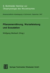 Produktbild: Pflanzenern&auml;hrung, Wurzelleistung und Exsudation