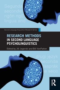 Produktbild: Research Methods in Second Language Psycholinguistics