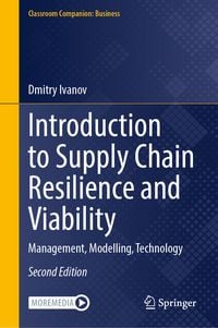 Produktbild: Introduction to Supply Chain Resilience and Viability