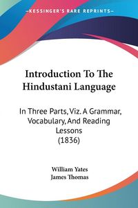 Produktbild: Introduction To The Hindustani Language