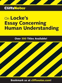Produktbild: CliffsNotes on Locke's Concerning Human Understanding