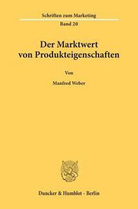 Produktbild: Der Marktwert von Produkteigenschaften.