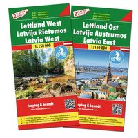 Produktbild: Freytag & berndt Stra&szlig;enkarte Lettland Set 1:150.000