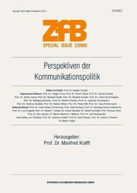 Produktbild: Perspektiven der Kommunikationspolitik