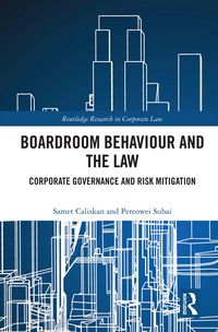 Produktbild: Boardroom Behaviour and the Law