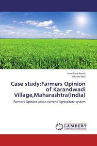 Produktbild: Awati, J: Case study:Farmers Opinion of Karandwadi Village,M