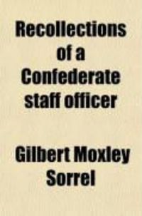 Produktbild: Recollections of a Confederate Staff Officer