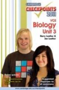 Produktbild: Cambridge Checkpoints VCE Biology Unit 3 2011