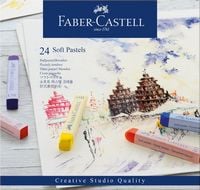 Produktbild: Faber-Castell Softpastellkreiden, 24er Set Etui