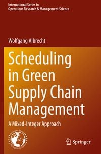 Produktbild: Scheduling in Green Supply Chain Management