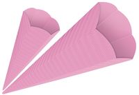 Bild vom Artikel URSUS Schultüten 3D-Schultüten, rosa, Höhe: 68 cm, Durchmesser: 20 cm vom Autor 